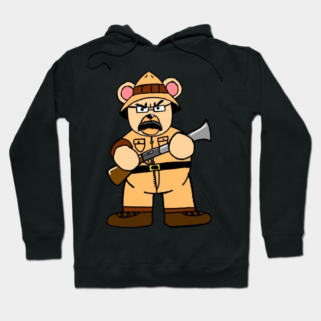 Teddy Roosevelt Hoodie by DMArtwork